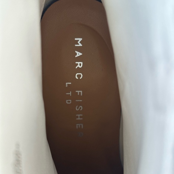 Marc Fisher Boots Women’s Size 6M Leather cone Heel Carrisa ankle boot NWOB - Picture 4 of 11